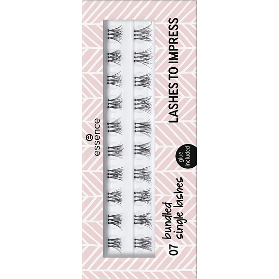 Essence Lashes To Impress umelé riasy 07 Bundled Single Lashes 20 kusov