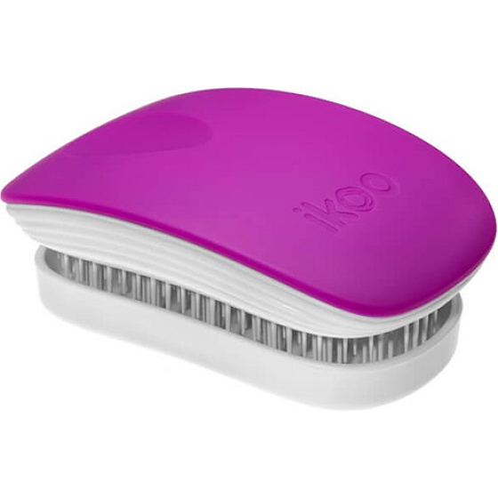 Ikoo Pocket Paradise vreckové kefa na vlasy podľa čínskej medicíny Sugar Plum White