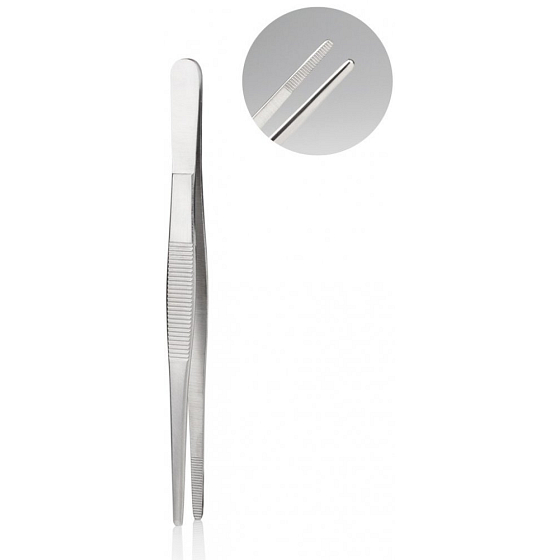 Diva & Nice Rovná pinzeta z nehrdzavejúcej ocele 14 cm