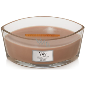 WoodWick Cashmere vonná sviečka s dreveným knôtom a viečkom zásielka 453 g