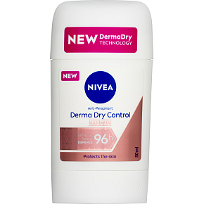 Nivea Derma Dry Control tuhý antiperspirant, 50 ml