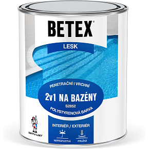 Betex s2852 2v1 základná i vrchná farba na bazény 0440 tmavomodrá, 1 kg