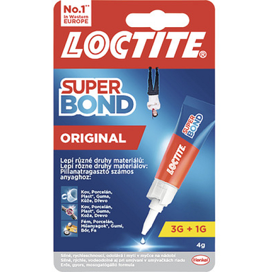 Loctite Super Attak univerzálne vteřinové lepidlo, 4 g