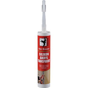 Den Braven Silikón akrylový tmel, číry, 310 ml