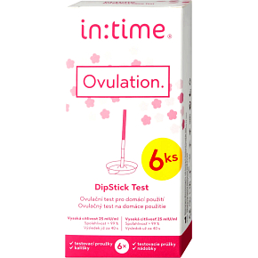 Primeros Intime ovulačný test DipStick, 6 ks Primeros Intime ovulačný test DipStick, 6 ks
