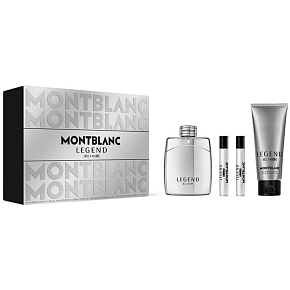Montblanc Legend Elixir parfum 100 ml + sprchový gel 100 ml + cestovný sprej 7,5 ml, darčeková sada pre mužov