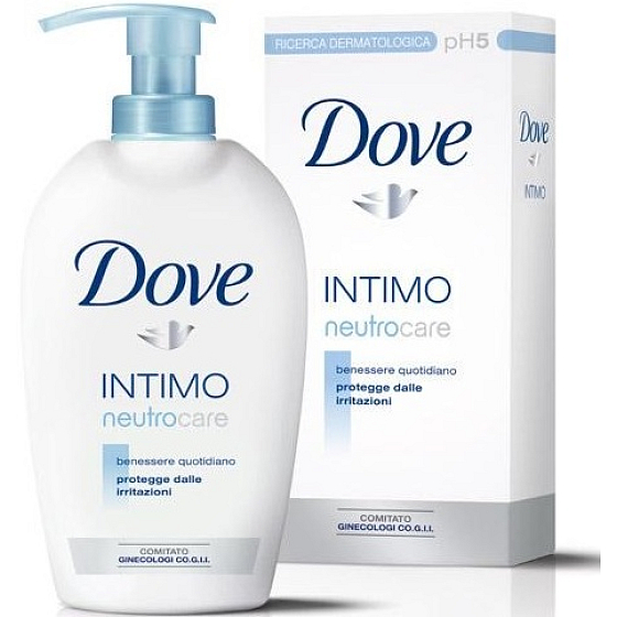 Dove Intimo sprchový gél na intímnu hygienu 250 ml
