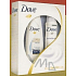 Dove Creme Mousse telové mlieko 150 ml + sprchový gél 250 ml, kozmetická sada
