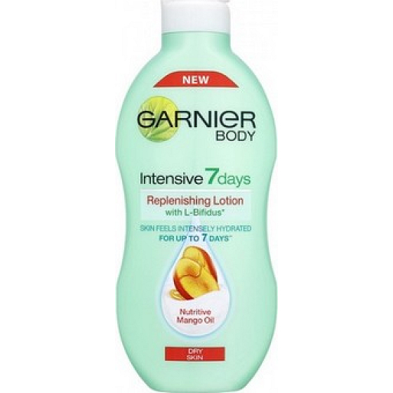Garnier Intensive 7 days zjemňujúce telové mlieko s mangovým olejom 250 ml