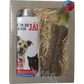Bohemia Gifts Veterinárne šampón pre psy a mačky 250 ml + maškrtu, kozmetická sada