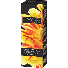 RYOR revitalizačné sérum s kyselinou hyalurónovou a arganovým olejom 50 ml RYOR revitalizačné sérum s kyselinou hyalurónovou a arganovým olejom 50 ml