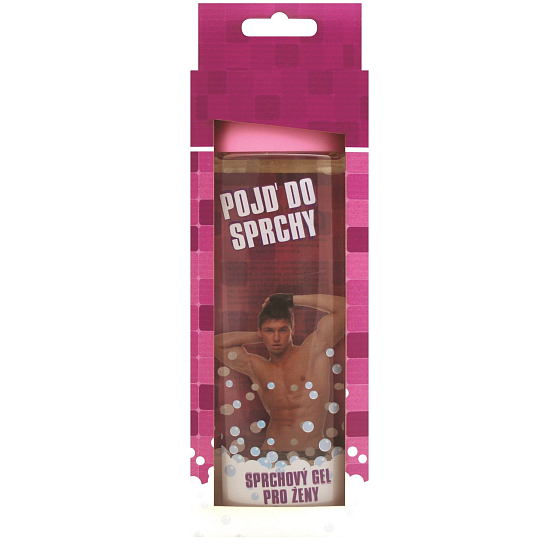 Bohemia Gifts Poď do sprchy sprchový gél ružový s originálnou 3D etiketou 300 ml