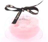 Voňavé glycerínové masážne mydlo Issey Woman s hubkou naplnené vôňou parfumu Issey Miyake Woman v ružovej farbe 200 g