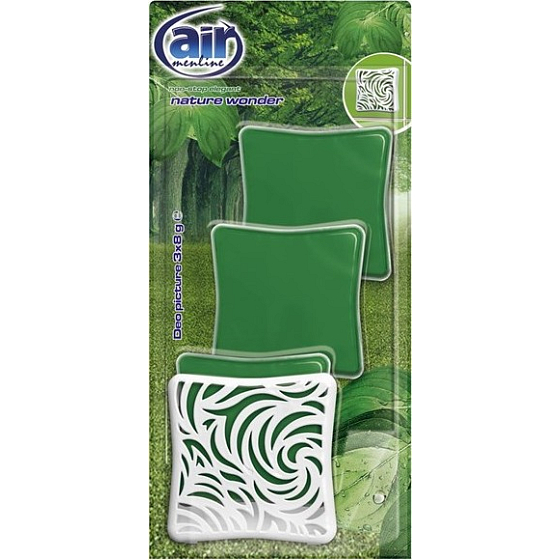 Air menłinu Deo Picture Non Stop Elegant Nature Wonder gélový osviežovač vzduchu 3 x 8 g