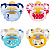 Nuk Classic Happy Kids ortodontickej latexové cumlík 6-18 mesiacov 1 kus