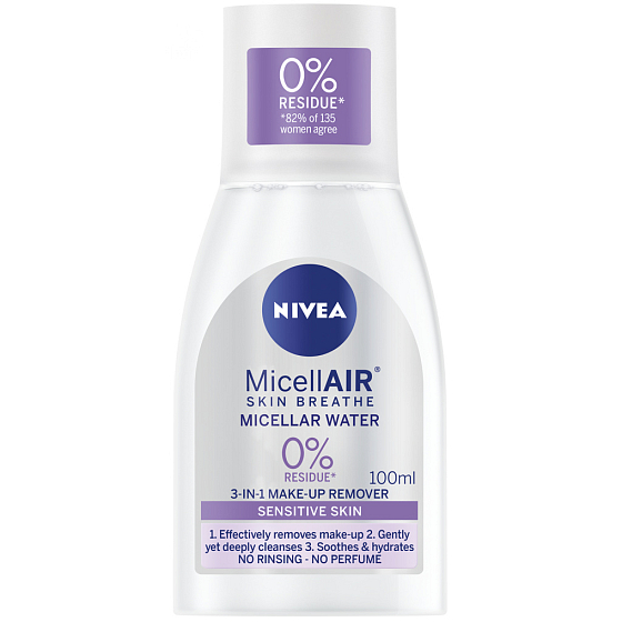 Nivea Gentle Caring upokojujúce ošetrujúce micelárna voda pre citlivú pleť 100 ml