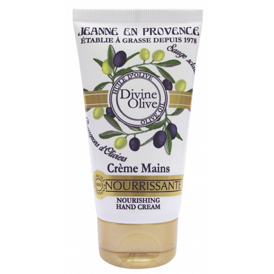 Jeanne en Provence Divine Olive výživný a hydratačný krém na ruky 75 ml