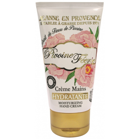 Jeanne en Provence Pivoine Feerie - Pivoňková víla hydratačný krém na ruky 75 ml