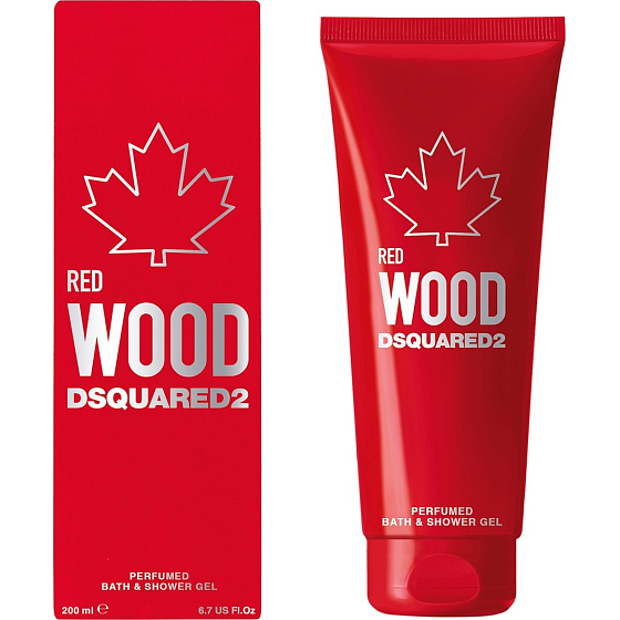 Dsquared2 Red Wood sprchový gél pre ženy 200 ml