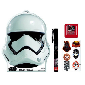 Disney Star Wars Air Star Wars toaletná voda pre deti 9,5 ml + samolepky + záložka do knihy, vrece s prekvapením