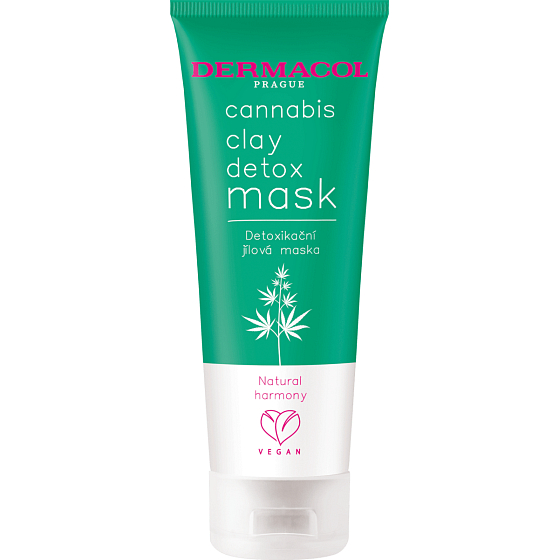 Dermacol Cannabis detoxikačná ílová maska 100 ml