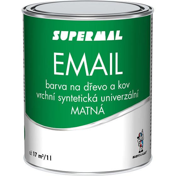 Supermal Email S2013 0199 čierny mat, 0,6 l