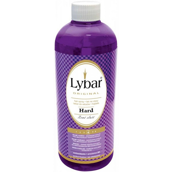 Lybar Hard Silno tužiaci lak na vlasy náhradná náplň 500 ml