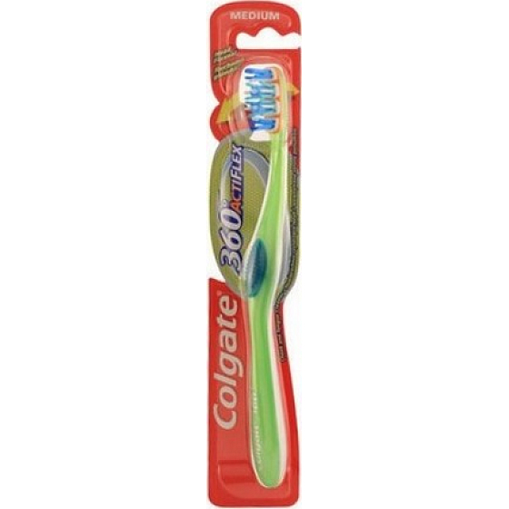Colgate 360 ° Actiflex Medium strednej zubná kefka 1 kus