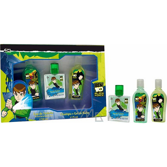 Cartoon Network Ben 10 toaletná voda 50 ml + sprchový gel 75 ml + šampón 75 ml, detská kazeta