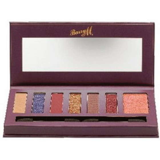 Barry M Golden Peach Blush paleta očných tieňov s tvárenkou 0614, 9,2g