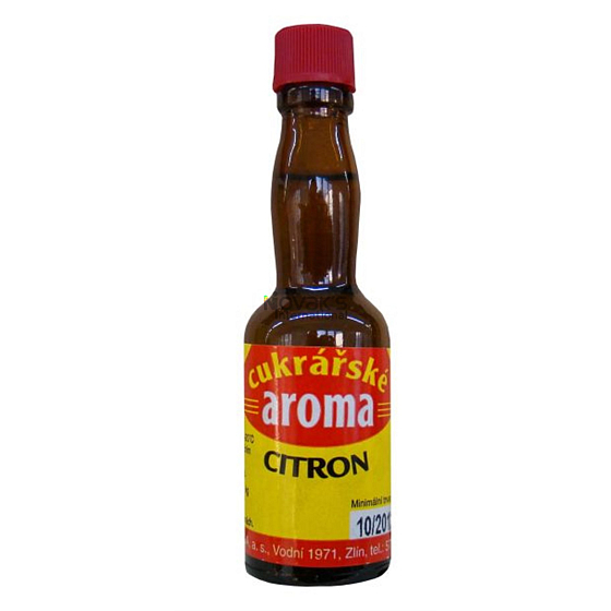 Aroma Citrón Liehová príchuť do pečiva, nápojov, zmrzlín a cukrárenských výrobkov 20 ml