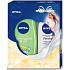 Nivea Q10 spevňujúce telové mlieko 250 ml + Lemongrass & Oil sprchový gél 250 ml, kozmetická sada