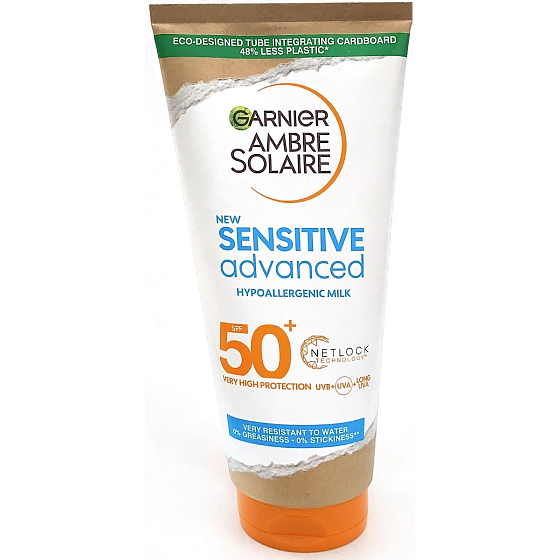 Garnier Ambre Solaire Sensitive Advanced SPF50 opaľovací krém 200 ml