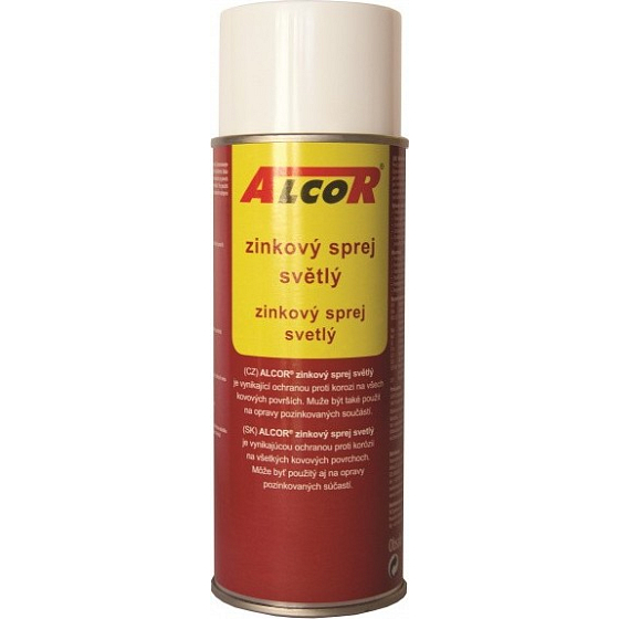 Severochema Alcor Zinkový sprej svetlý 400 ml