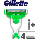 Gillette Mach3 Sensitive holiaci strojček + náhradné hlavice 3 kusy pre mužov