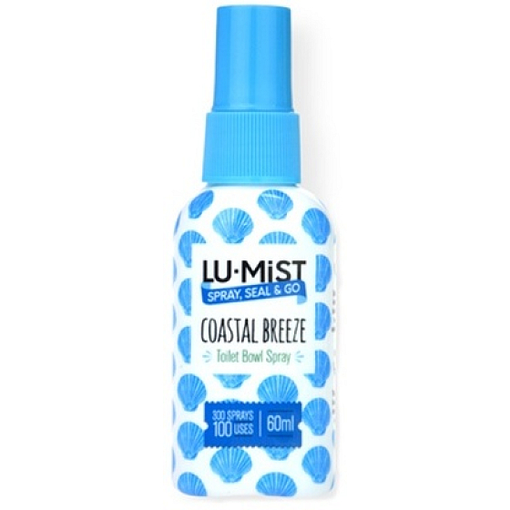 Lu-Mist Coastal Breeze sprej do záchodovej misy osviežovač, rozprašovač 100 použitie 60 ml