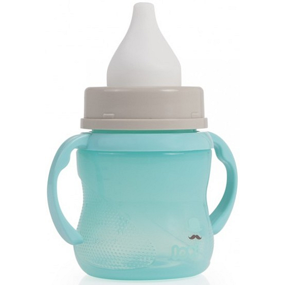 Lovi Retro Hrnček tréningový zelený, neobsahuje BPA pre deti od 6 mesiacov 150 ml