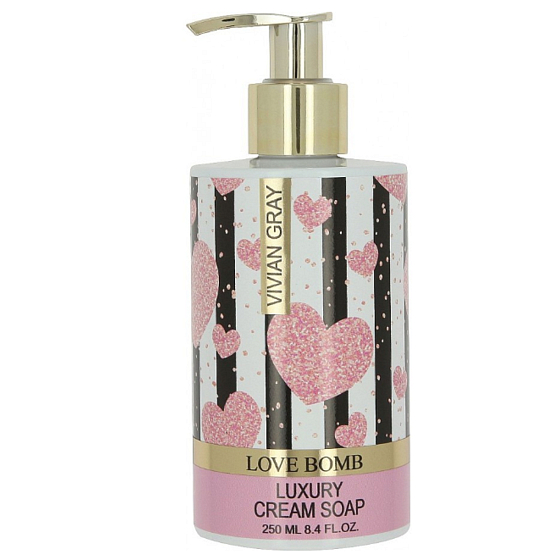 Vivian Gray Love Bomb luxusné tekuté mydlo s dávkovačom 250 ml