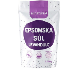 Allnature Epsomská soľ Horčík, síran a Levanduľa do kúpeľa uvoľňuje svaly, odbúrava stres, detoxikuje organizmus 1000 g
