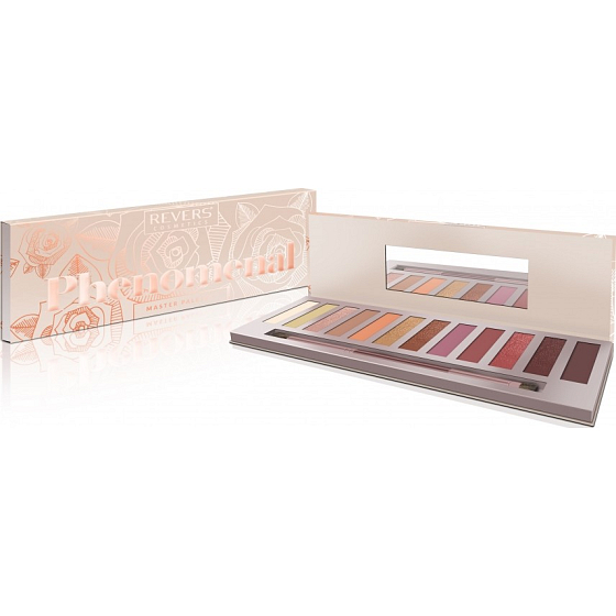 Reverz pHenomenal 12-colour Paletka očných tieňov 02 pHenomenal Rose 9 g