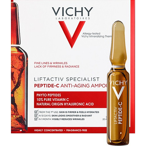 Vichy Liftactiv Specialist Peptide-C sérum na tvár proti vráskam v ampulkách 10 x 1,8 ml