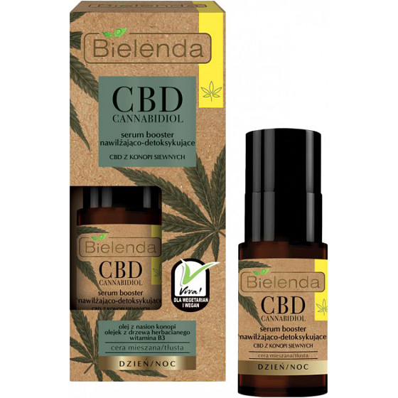 Bielenda CBD Cannabidiol hydratačno-detoxikačné pleťové sérum 15 ml