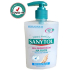 Sanytol Sensitive dezinfekčný gél na ruky, hydratačný ničí vírusy a baktérie 250 ml (AH1N1)