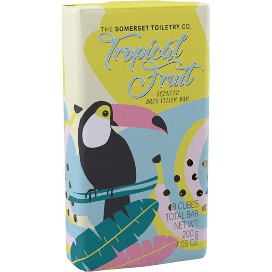 Somerset Toiletry Tropické ovocie šumivé kocky do kúpeľa 200 g
