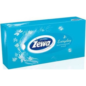 Zewa Everyday papierové vreckovky 2 vrstvové 100 kusov krabička