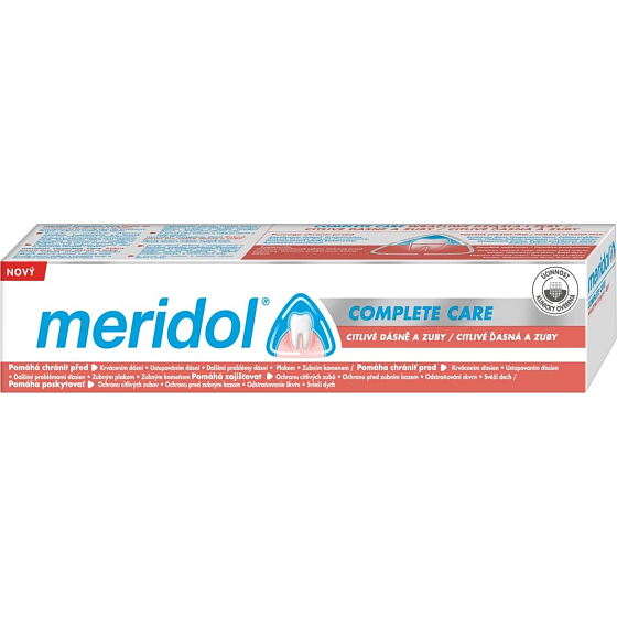 Meridol Complete Care zubná pasta na starostlivosť o citlivé zuby 75 ml