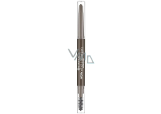 Essence Wow What a Brow Vodoodolná ceruzka na obočie s kefkou 03 Dark Brown 0,2 g