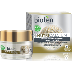 Bioten Nutri Calcium nočný krém na posilnenie a pružnosť pokožky 50 ml