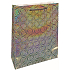 Nekupto Darčeková papierová taška s hologramom 33 x 46 cm Strieborný štandard