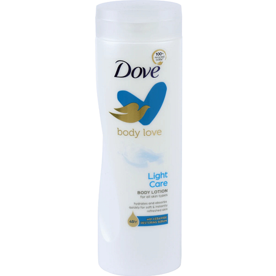 Dove Body Love Ligh Care Hydratačné telové mlieko 400 ml